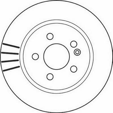 Jurid/Bendix 562099JC Front brake disc ventilated 562099JC: Buy near me in Poland at 2407.PL - Good price!