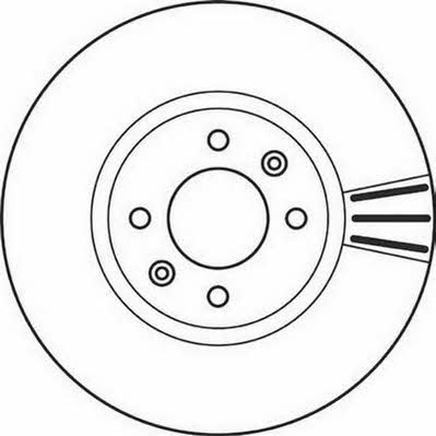 Jurid/Bendix 562131J Front brake disc ventilated 562131J: Buy near me at 2407.PL in Poland at an Affordable price!