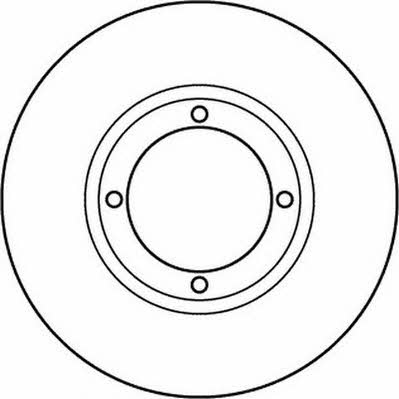 Jurid/Bendix 562138JC Unventilated front brake disc 562138JC: Buy near me in Poland at 2407.PL - Good price!