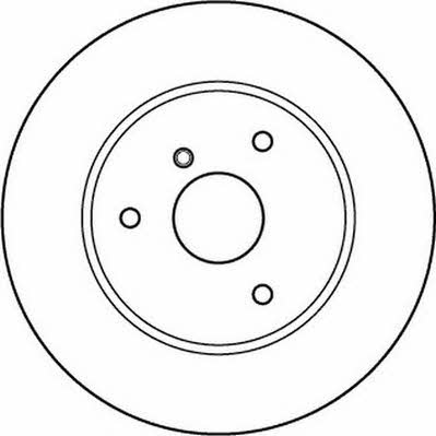 Jurid/Bendix 562155JC Unventilated front brake disc 562155JC: Buy near me at 2407.PL in Poland at an Affordable price!