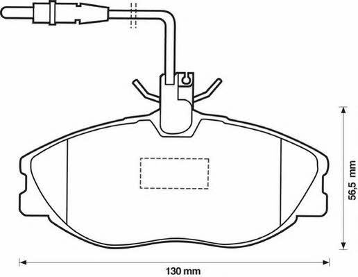 Jurid/Bendix 571898D Гальмівні колодки, комплект 571898D: Приваблива ціна - Купити у Польщі на 2407.PL!