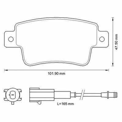 Jurid/Bendix 573345J Brake Pad Set, disc brake 573345J: Buy near me at 2407.PL in Poland at an Affordable price!