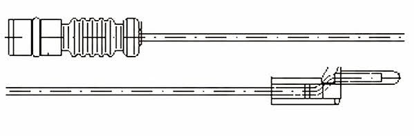 Jurid/Bendix 581306 Warning contact, brake pad wear 581306: Buy near me in Poland at 2407.PL - Good price!