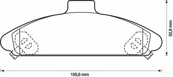 Jurid/Bendix 572371J Гальмівні колодки, комплект 572371J: Купити у Польщі - Добра ціна на 2407.PL!