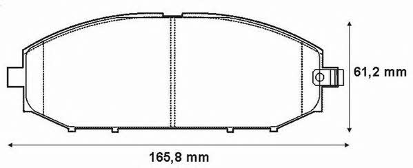 Jurid/Bendix 572448J Гальмівні колодки, комплект 572448J: Приваблива ціна - Купити у Польщі на 2407.PL!