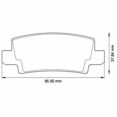 Jurid/Bendix 572492J Brake Pad Set, disc brake 572492J: Buy near me in Poland at 2407.PL - Good price!