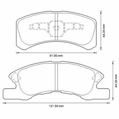 Jurid/Bendix 572615J Тормозные колодки дисковые, комплект 572615J: Отличная цена - Купить в Польше на 2407.PL!