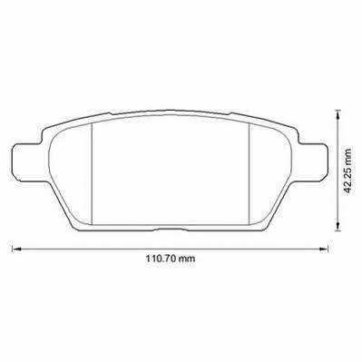 Jurid/Bendix 572653J Тормозные колодки дисковые, комплект 572653J: Отличная цена - Купить в Польше на 2407.PL!