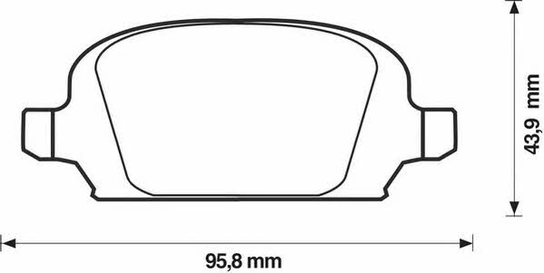 Jurid/Bendix 573009J Тормозные колодки дисковые, комплект 573009J: Отличная цена - Купить в Польше на 2407.PL!