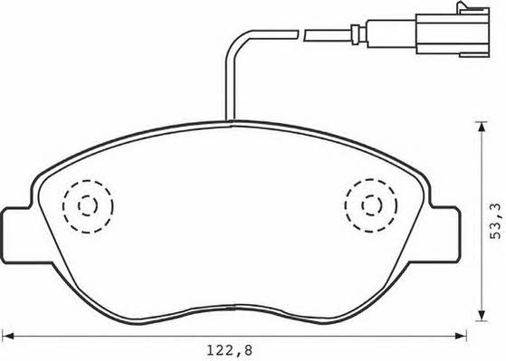 Jurid/Bendix 573074J Тормозные колодки дисковые, комплект 573074J: Отличная цена - Купить в Польше на 2407.PL!