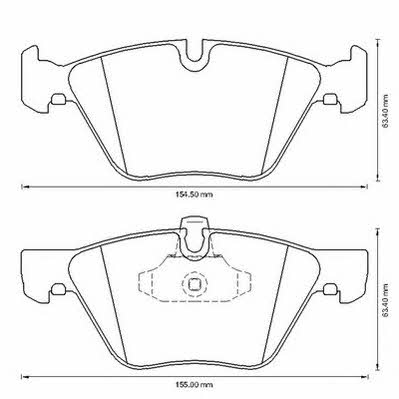 Jurid/Bendix 573188JC Тормозные колодки дисковые, комплект 573188JC: Отличная цена - Купить в Польше на 2407.PL!