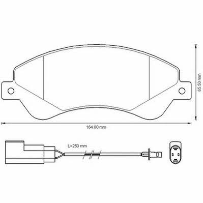 Jurid/Bendix 573276J Brake Pad Set, disc brake 573276J: Buy near me in Poland at 2407.PL - Good price!