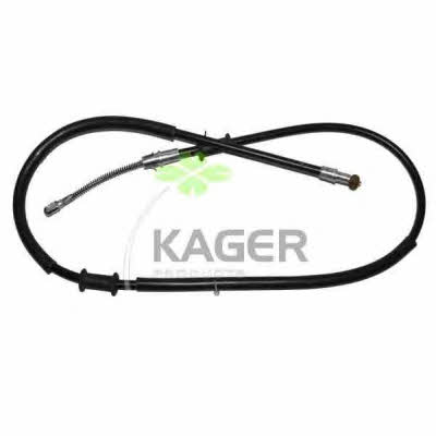 Kager 19-6366 Parking brake cable left 196366: Buy near me in Poland at 2407.PL - Good price!