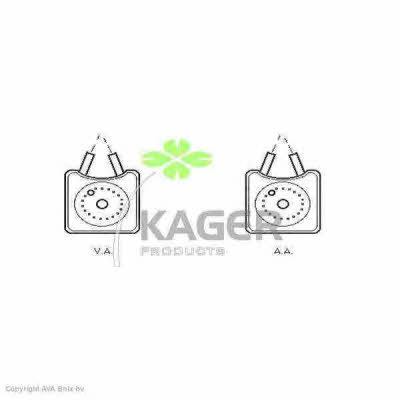 Kager 31-1229 Oil cooler 311229: Buy near me in Poland at 2407.PL - Good price!