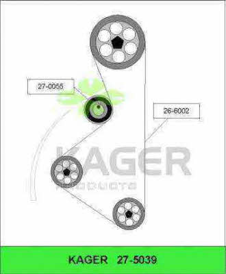 Kager 27-5039 Timing Belt Kit 275039: Buy near me in Poland at 2407.PL - Good price!