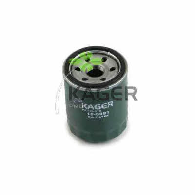 Kager 10-0091 Oil Filter 100091: Buy near me in Poland at 2407.PL - Good price!