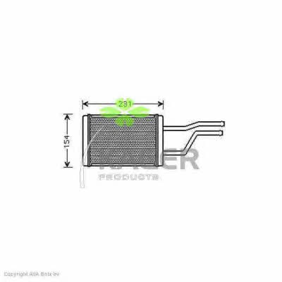 Kager 32-0126 Heat exchanger, interior heating 320126: Buy near me in Poland at 2407.PL - Good price!