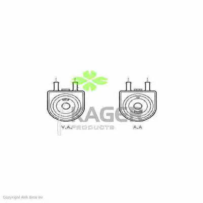 Kager 31-3672 Oil cooler 313672: Buy near me in Poland at 2407.PL - Good price!