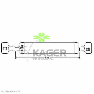 Kager 31-3681 Oil cooler 313681: Buy near me in Poland at 2407.PL - Good price!