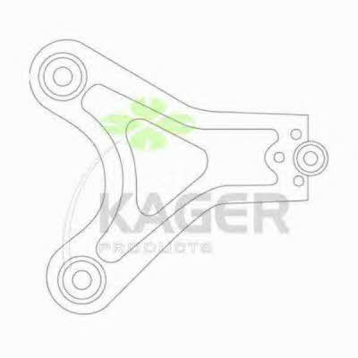 Kager 87-0598 Suspension arm front lower right 870598: Buy near me in Poland at 2407.PL - Good price!