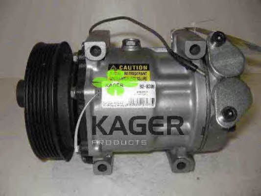 Kager 92-0206 Compressor, air conditioning 920206: Buy near me in Poland at 2407.PL - Good price!