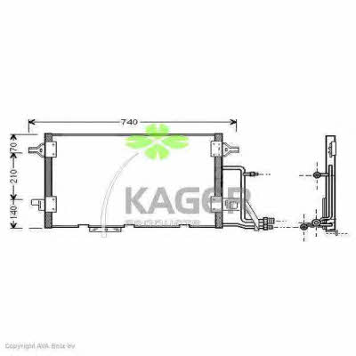 Kager 94-5007 Cooler Module 945007: Buy near me in Poland at 2407.PL - Good price!