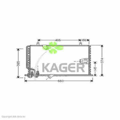 Kager 94-5043 Cooler Module 945043: Buy near me in Poland at 2407.PL - Good price!