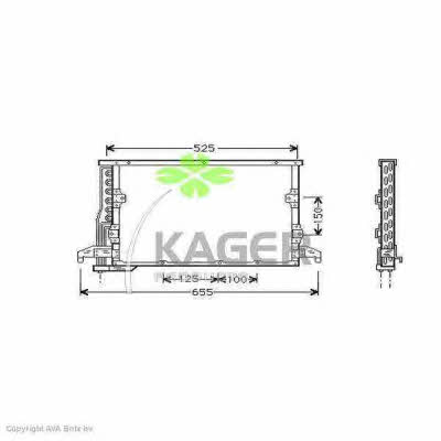 Kager 94-5045 Cooler Module 945045: Buy near me in Poland at 2407.PL - Good price!