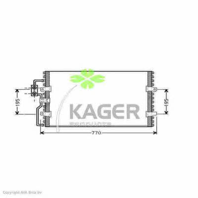 Kager 94-5062 Радиатор кондиционера (Конденсатор) 945062: Отличная цена - Купить в Польше на 2407.PL!