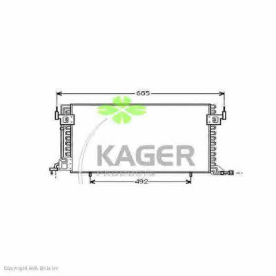Kager 94-5064 Радиатор кондиционера (Конденсатор) 945064: Отличная цена - Купить в Польше на 2407.PL!