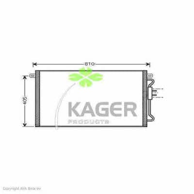 Kager 94-5077 Радиатор кондиционера (Конденсатор) 945077: Отличная цена - Купить в Польше на 2407.PL!