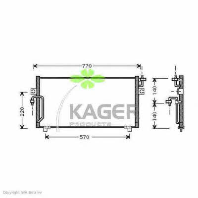 Kager 94-5083 Cooler Module 945083: Buy near me in Poland at 2407.PL - Good price!
