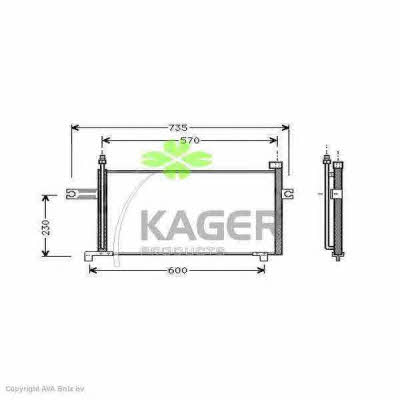 Kager 94-5086 Cooler Module 945086: Buy near me in Poland at 2407.PL - Good price!