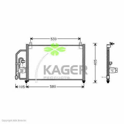 Kager 94-5098 Cooler Module 945098: Buy near me in Poland at 2407.PL - Good price!