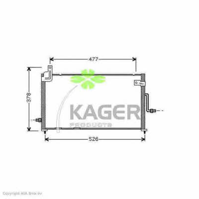 Kager 94-5102 Cooler Module 945102: Buy near me in Poland at 2407.PL - Good price!