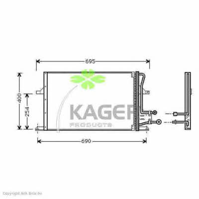 Kager 94-5109 Cooler Module 945109: Buy near me in Poland at 2407.PL - Good price!