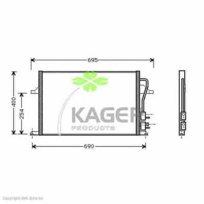Kager 94-5110 Cooler Module 945110: Buy near me in Poland at 2407.PL - Good price!