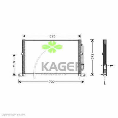 Kager 94-5114 Cooler Module 945114: Buy near me in Poland at 2407.PL - Good price!