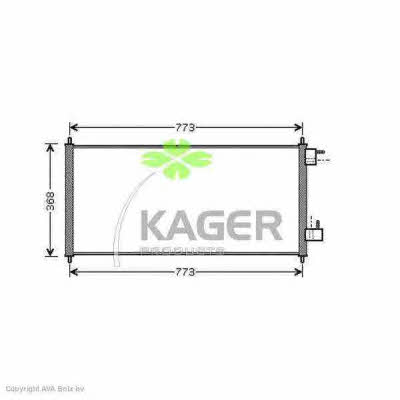 Kager 94-5119 Cooler Module 945119: Buy near me in Poland at 2407.PL - Good price!