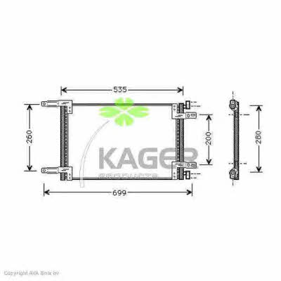 Kager 94-5153 Cooler Module 945153: Buy near me in Poland at 2407.PL - Good price!
