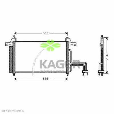 Kager 94-5154 Cooler Module 945154: Buy near me in Poland at 2407.PL - Good price!