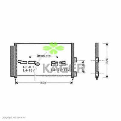 Kager 94-5157 Cooler Module 945157: Buy near me in Poland at 2407.PL - Good price!