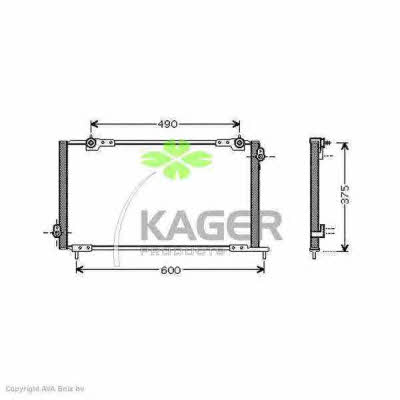 Kager 94-5166 Cooler Module 945166: Buy near me in Poland at 2407.PL - Good price!