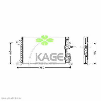 Kager 94-5182 Радиатор кондиционера (Конденсатор) 945182: Отличная цена - Купить в Польше на 2407.PL!