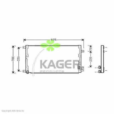 Kager 94-5188 Cooler Module 945188: Buy near me in Poland at 2407.PL - Good price!