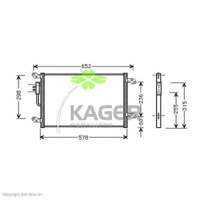 Kager 94-5189 Cooler Module 945189: Buy near me in Poland at 2407.PL - Good price!