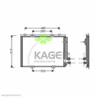 Kager 94-5204 Cooler Module 945204: Buy near me in Poland at 2407.PL - Good price!