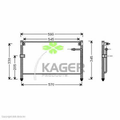 Kager 94-5238 Cooler Module 945238: Buy near me in Poland at 2407.PL - Good price!
