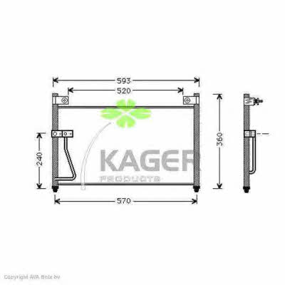 Kager 94-5241 Cooler Module 945241: Buy near me in Poland at 2407.PL - Good price!