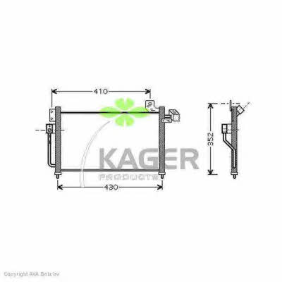 Kager 94-5246 Cooler Module 945246: Buy near me in Poland at 2407.PL - Good price!